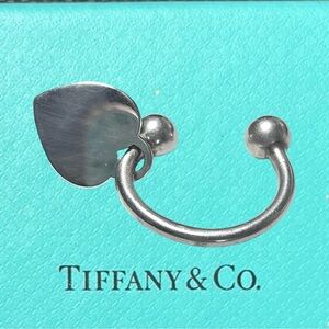Tiffany & Co. Sterling Silver Heart Keychain